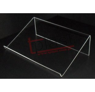 Stojak pod TABLET z plexi gr. 2 mm bezbarwna 28 x 19 cm (RSP013)