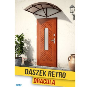 Daszek nad drzwi retro Dracula 150x70cm