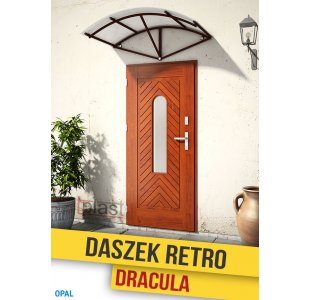 Daszek nad drzwi retro Dracula 150x70cm